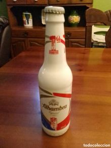 Botellas antiguas: Cervezas Alhambra edición especial